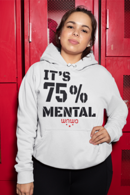 LADIES 75% MENTAL HOODIE