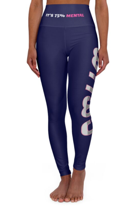 LADIES 75% MENTAL LEGGINGS BLUE