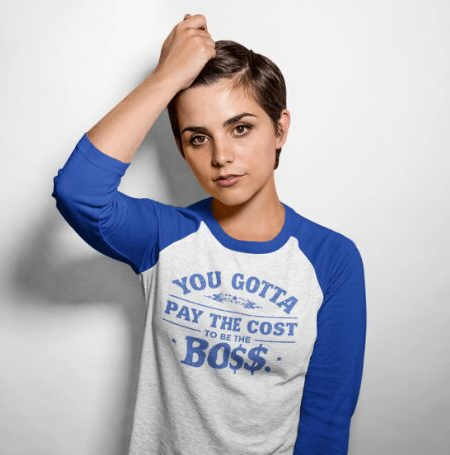 WNWO LADIES BOSS RAGLAND TEE
