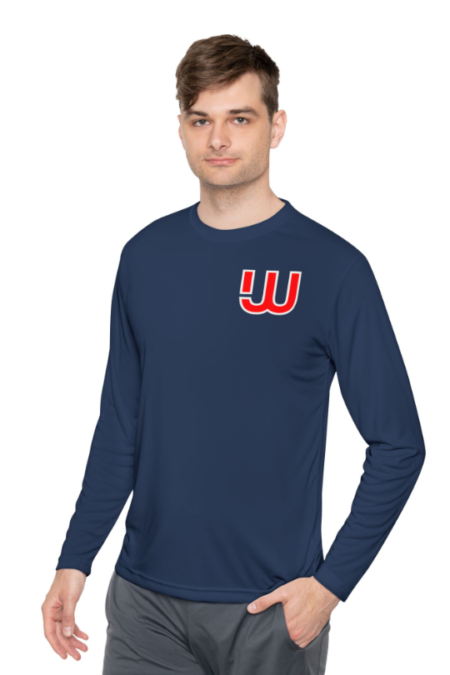 WNWO MENS NAVY PERFORMANCE LONG-SLEEVE