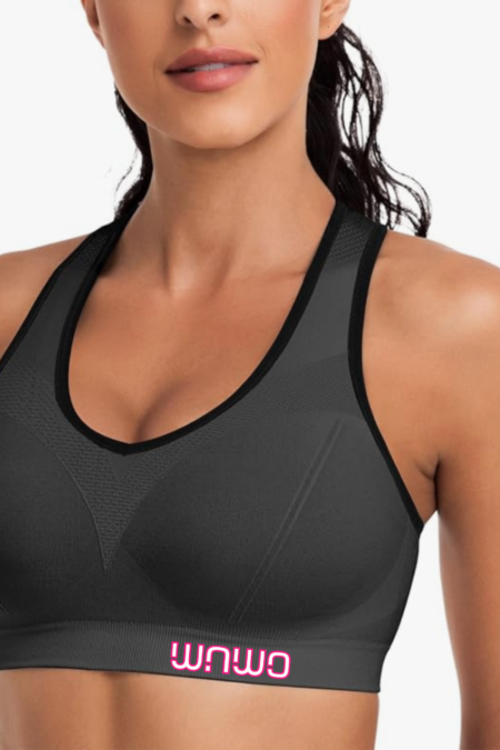 WNWO NO EXCUSES GREY SPORTS BRA